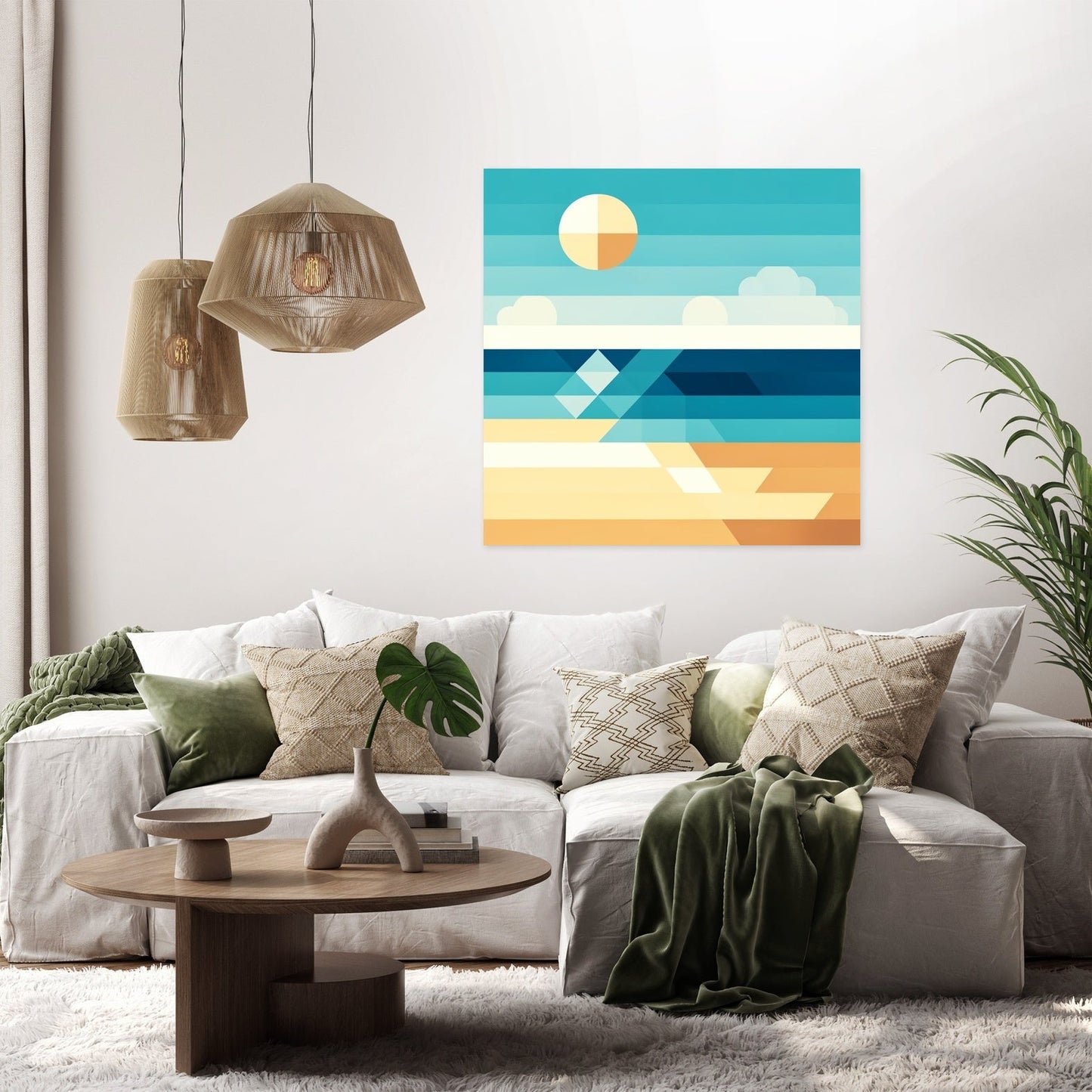 Coastal Calm Canvas