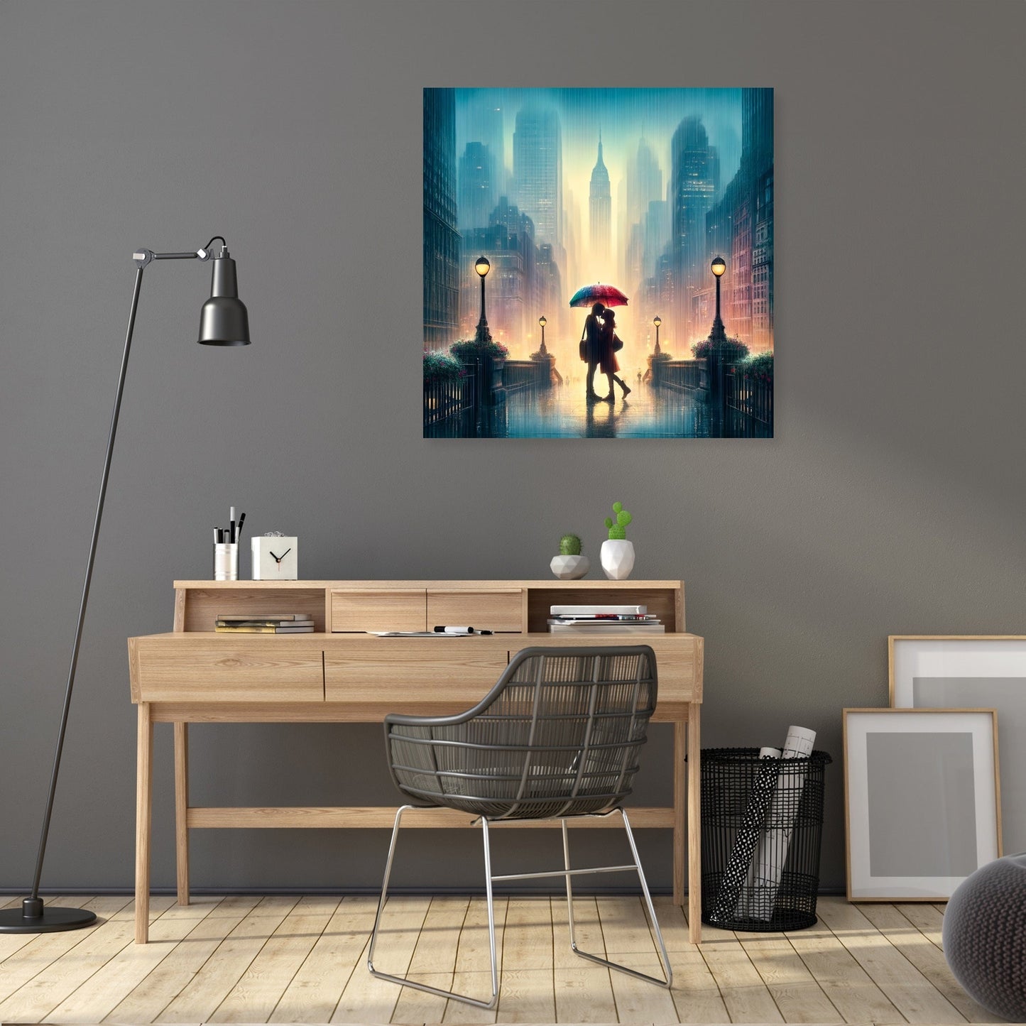 Spring Rain Romance Canvas