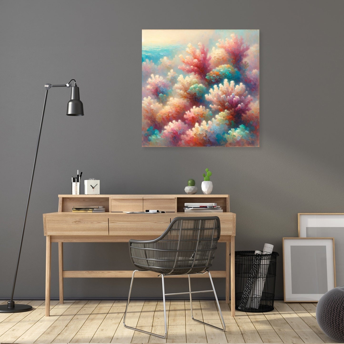Pastel Reef Canvas