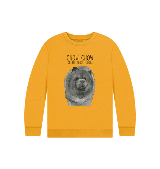Stylish Blue Chow Chow Child's Sweatshirt – Comfy for Dog Lovers