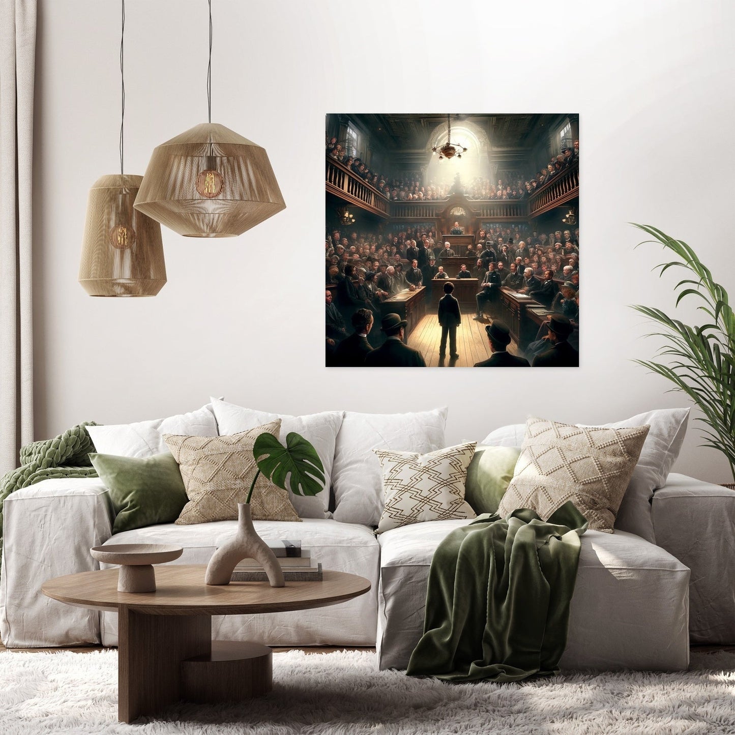 Courtroom Revelation Canvas