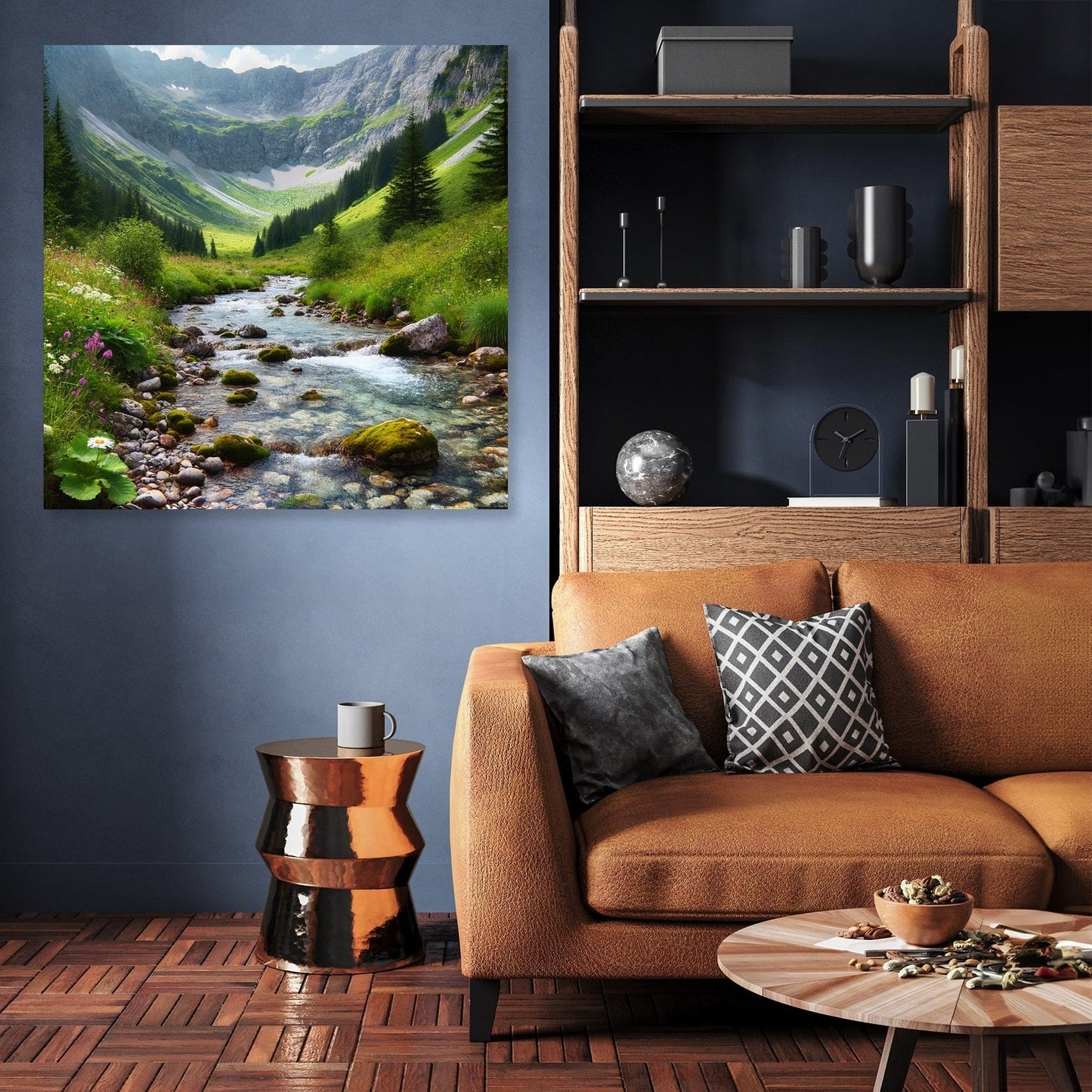 Mountain Stream Canvas