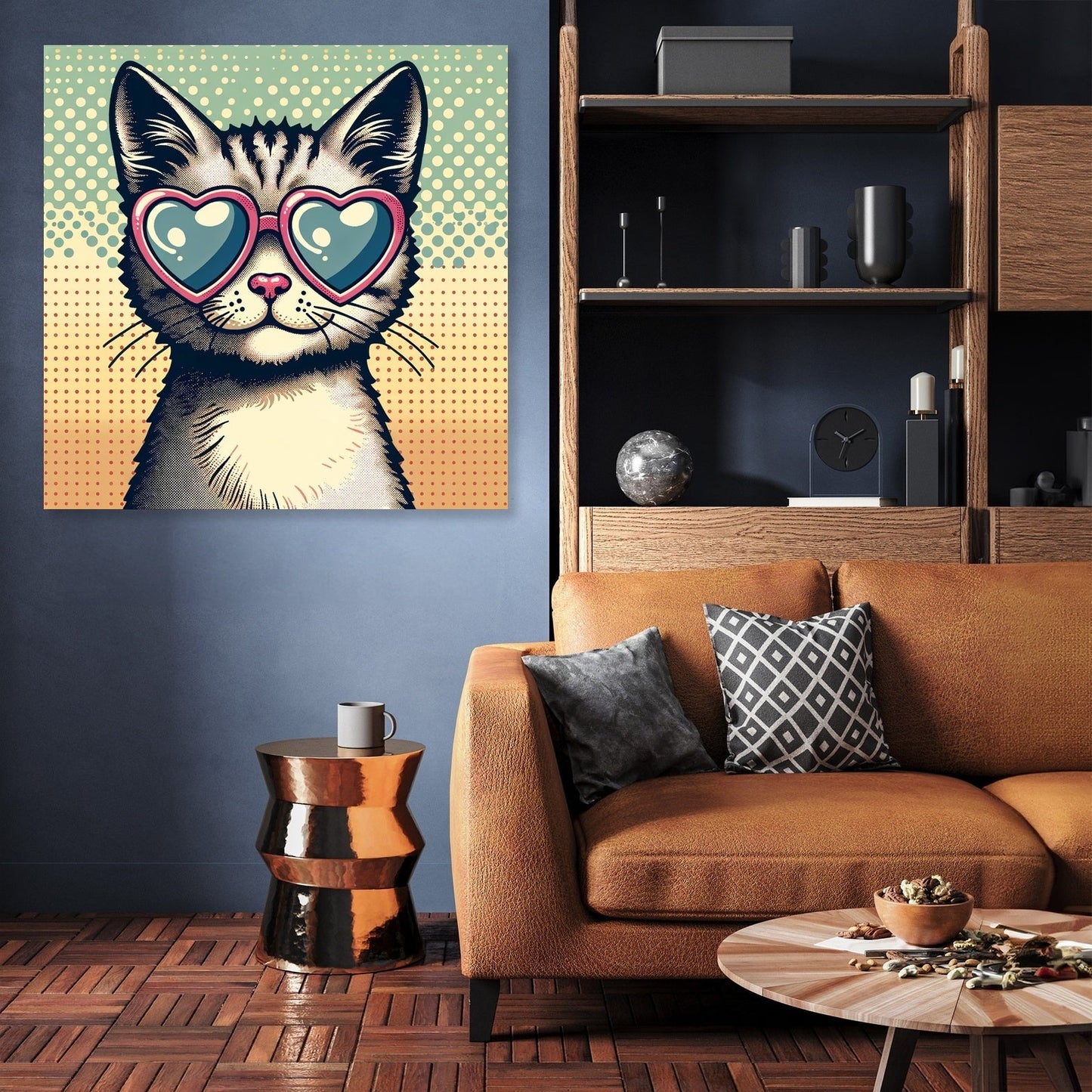 Cat Heart Canvas