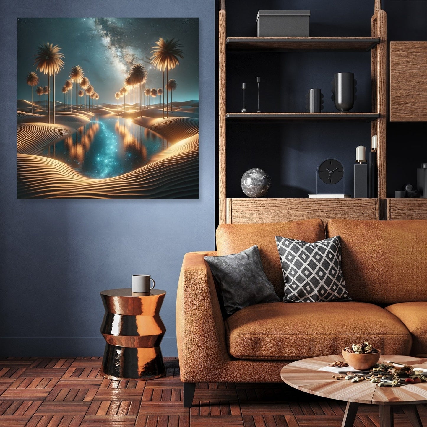 Starlight Oasis Canvas