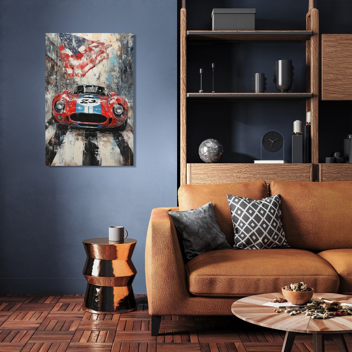 Thrilling Finish Line Canvas