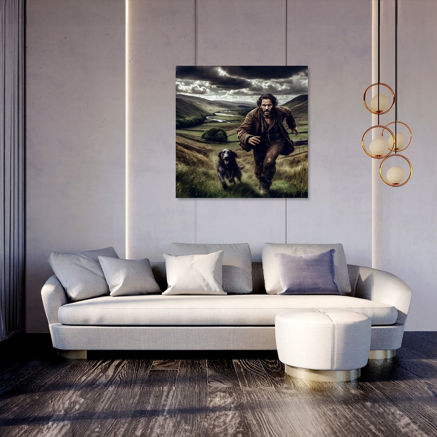 Fugitive's Flight Canvas