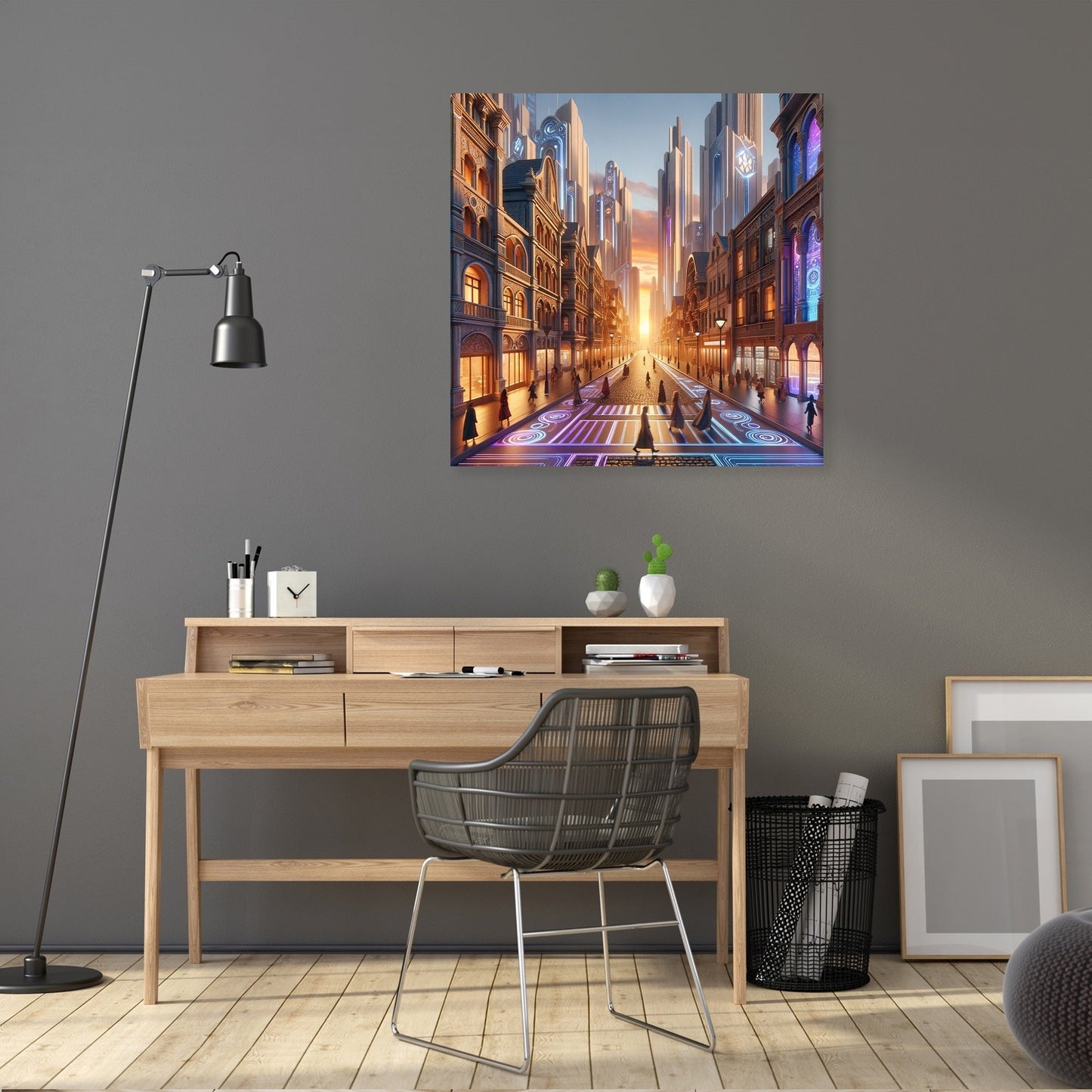 Dusk Fusion Boulevard Canvas