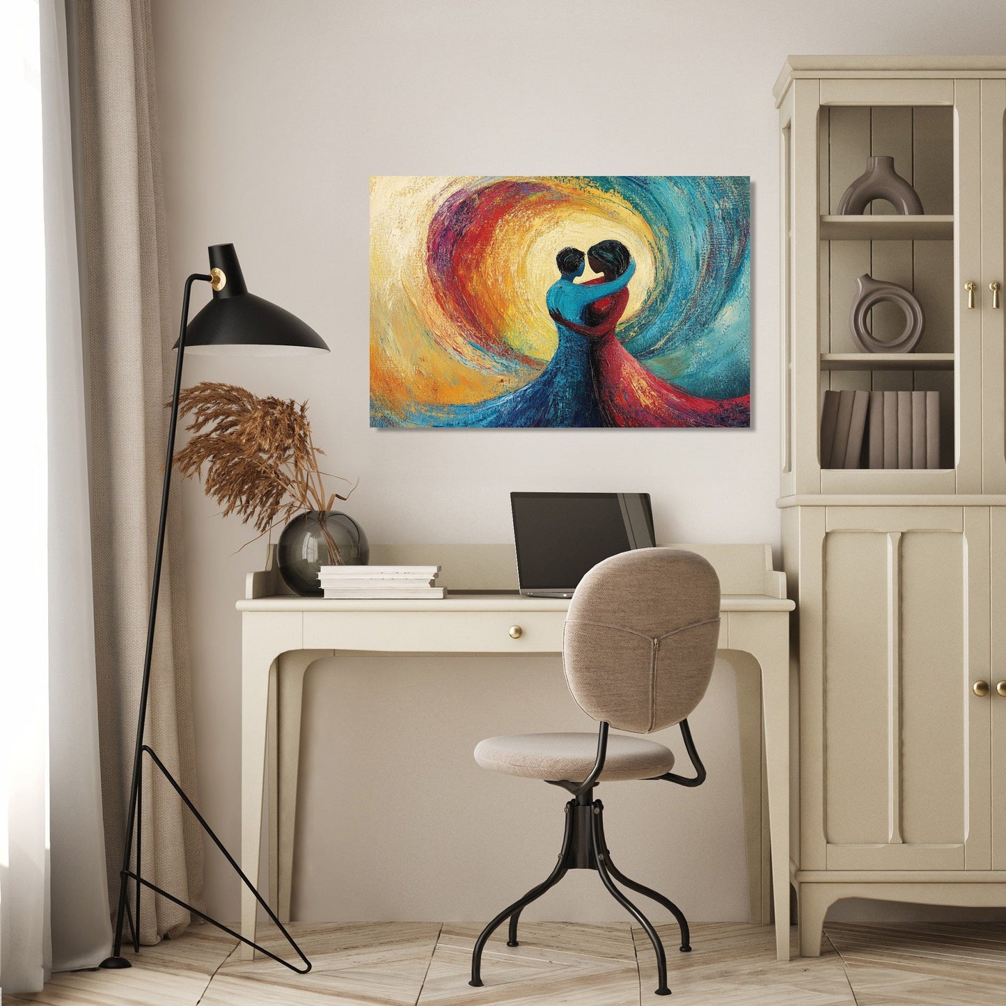 Love's Fluid Embrace Canvas
