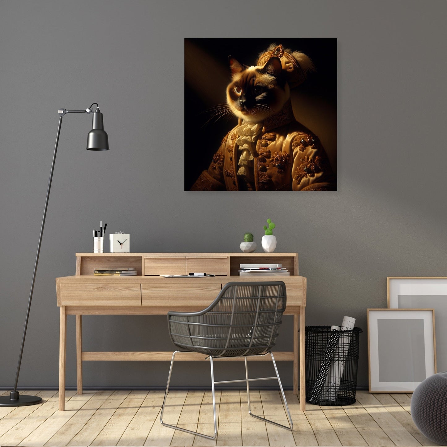 Regal Siamese Royalty Canvas