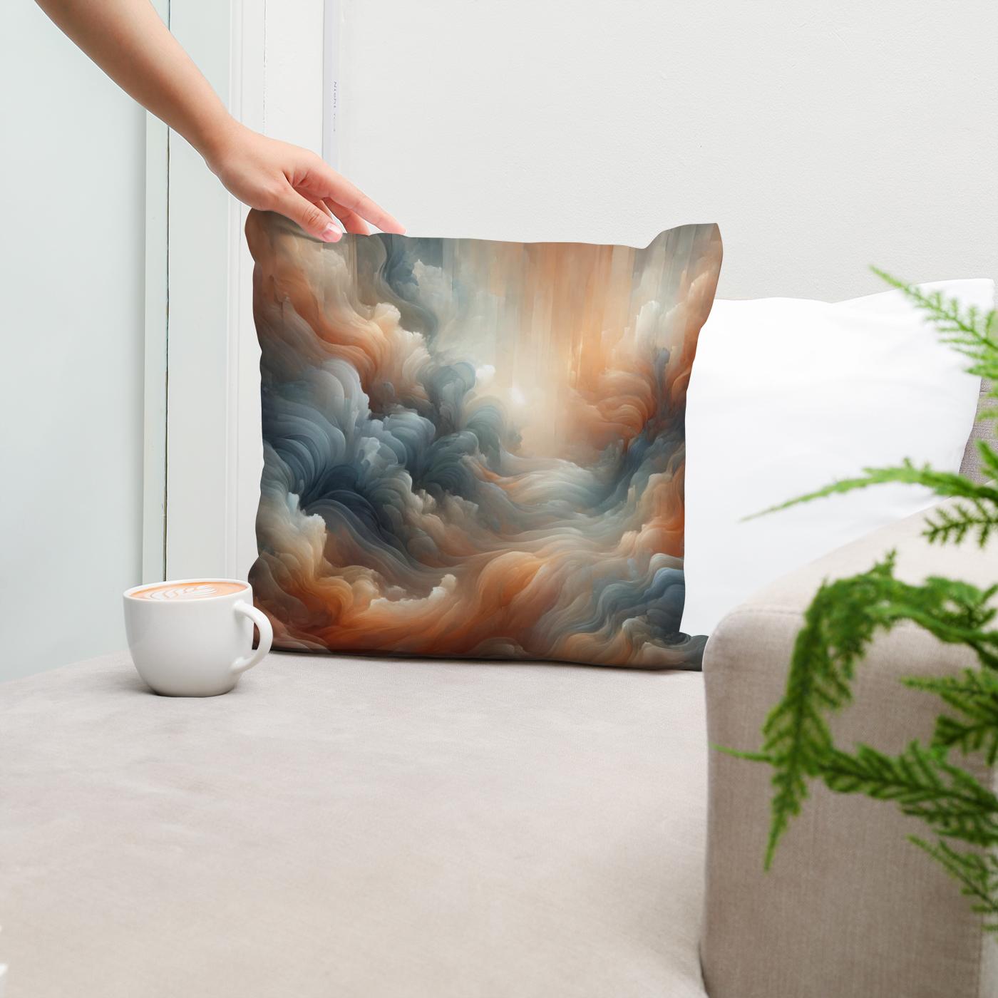 Serene Whispers Cotton Cushion