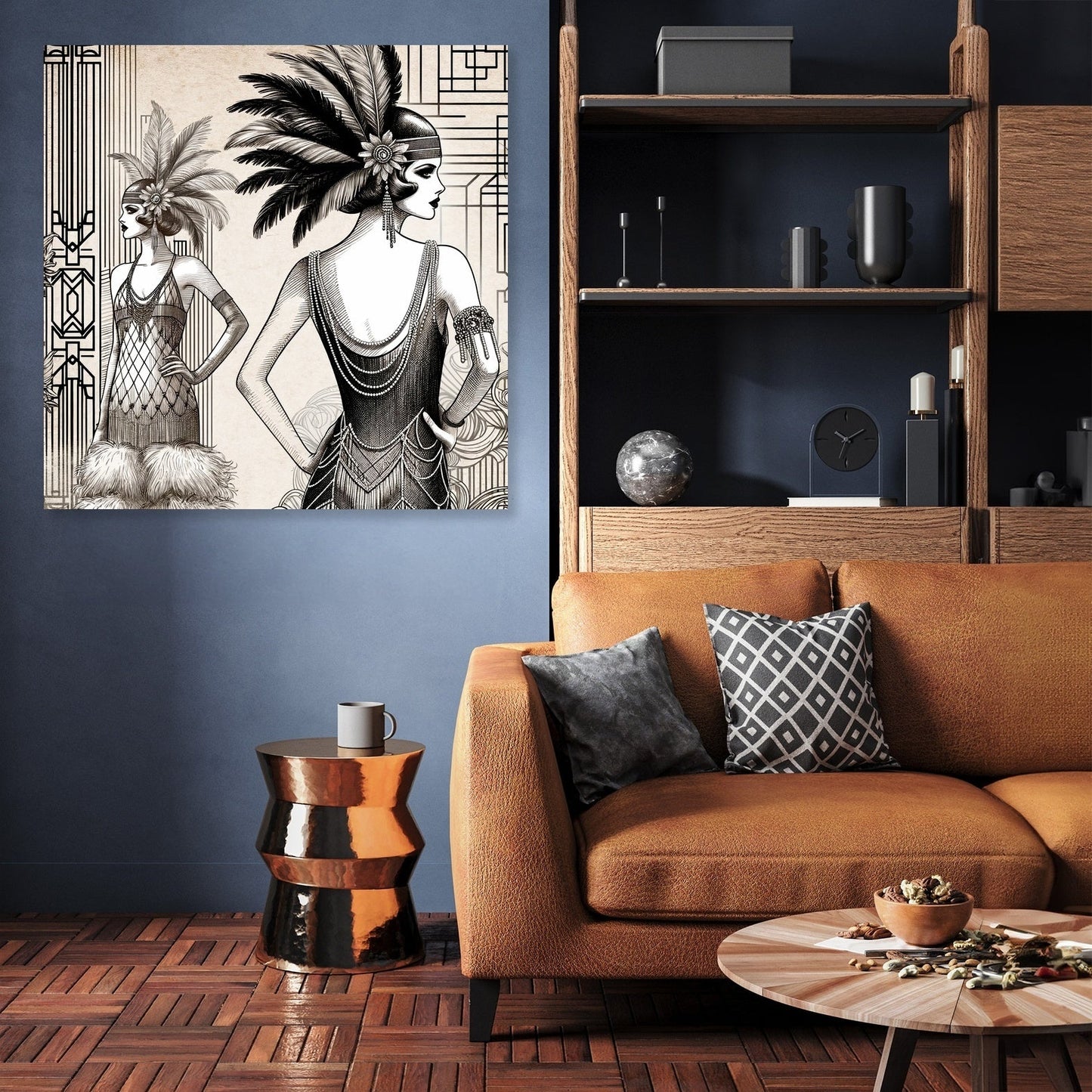 Vintage Flapper Canvas