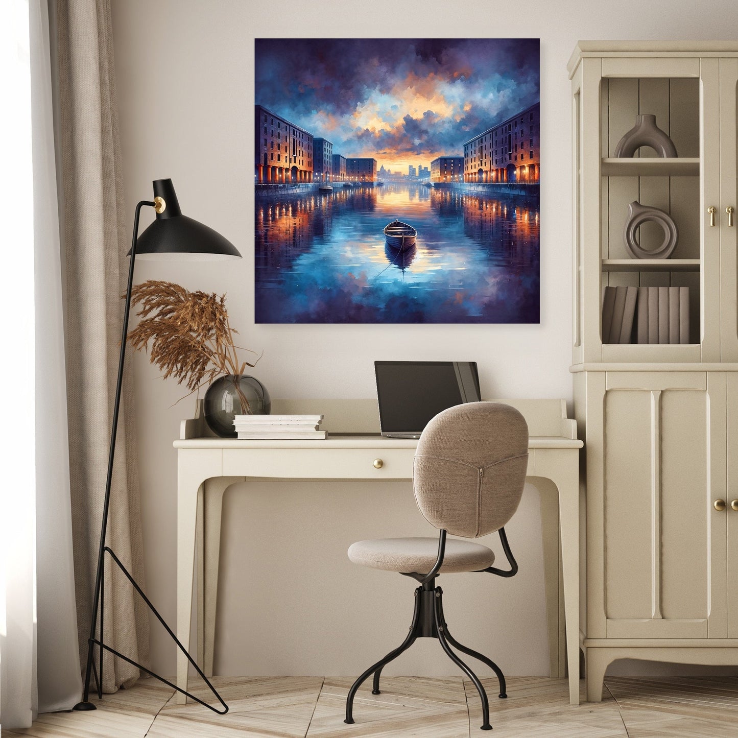 Liverpool's Albert Dock Reverie Canvas