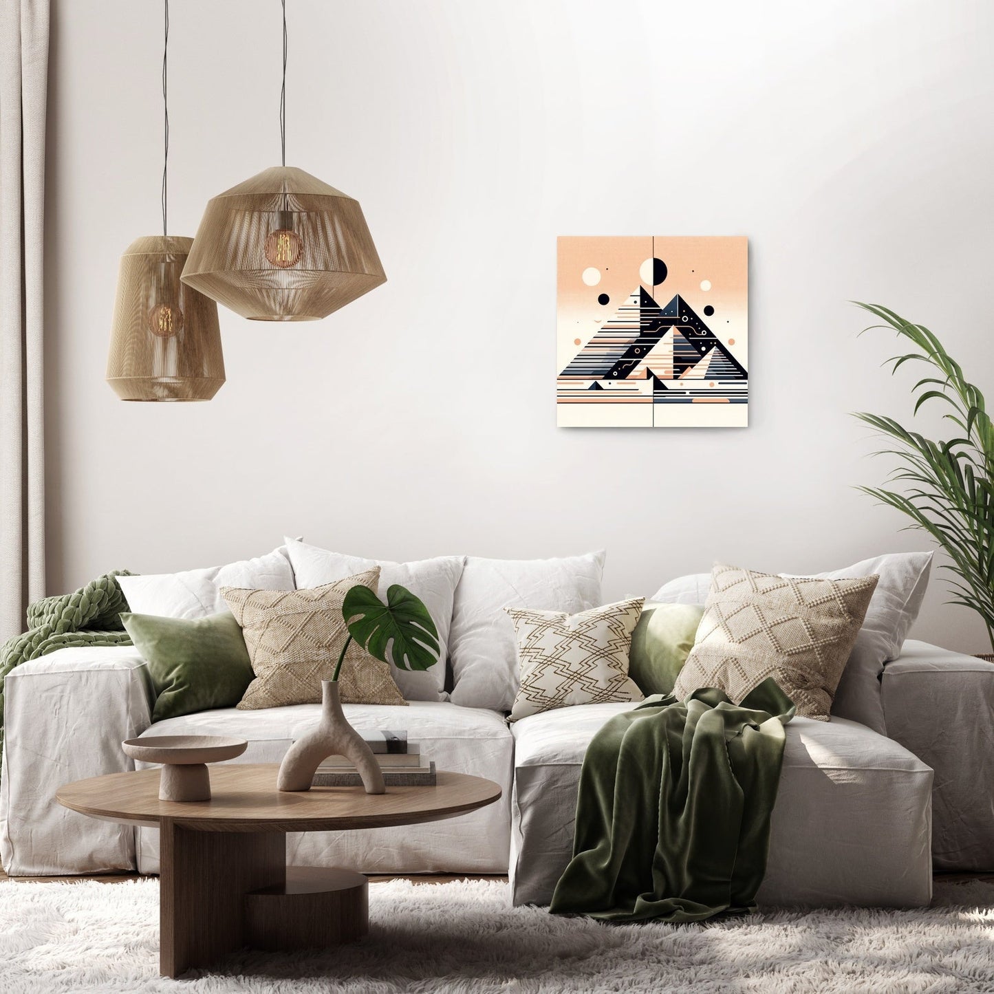 Serenity of Ancient Sands Canvas