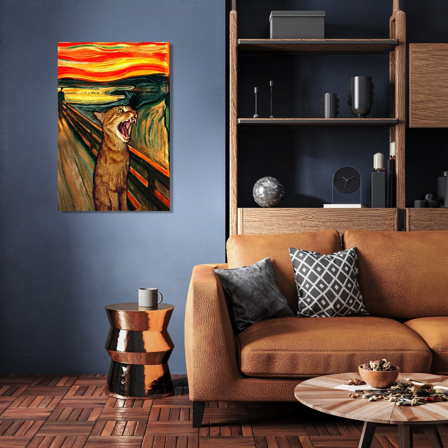 Scream Cat Canvas