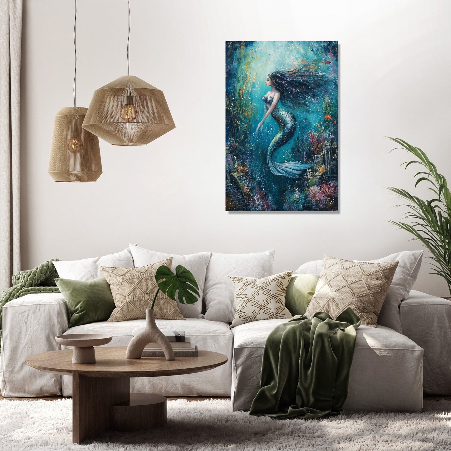 Mystical Mermaids Canvas