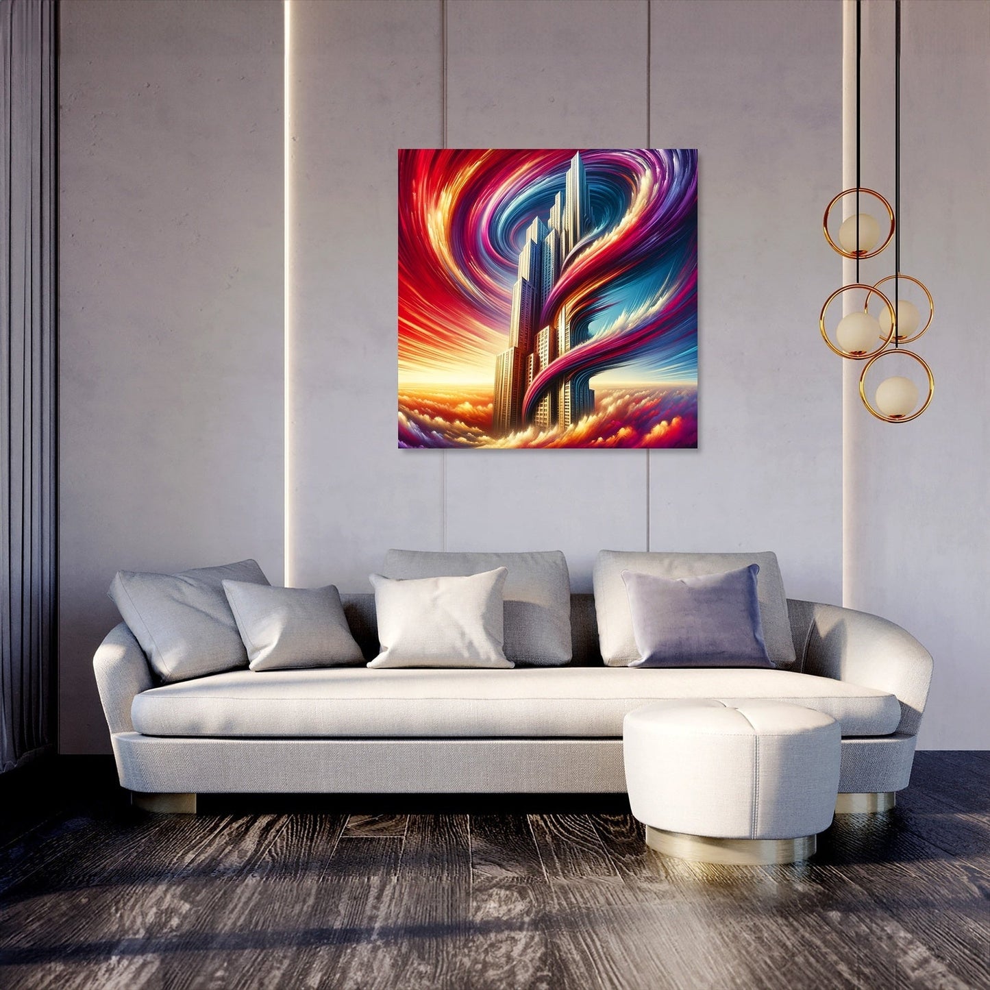 Surreal Heights Canvas