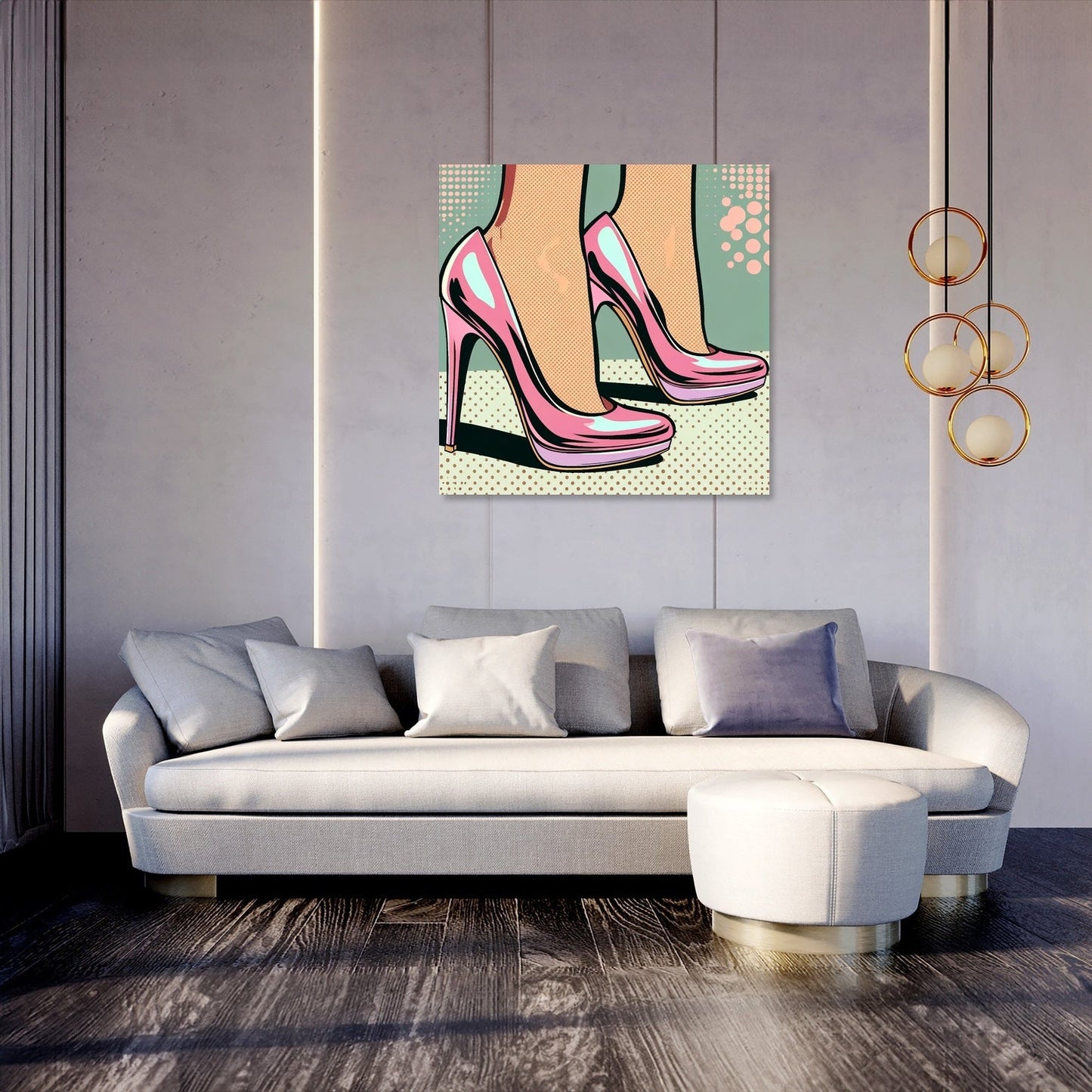 Chic Heels Canvas