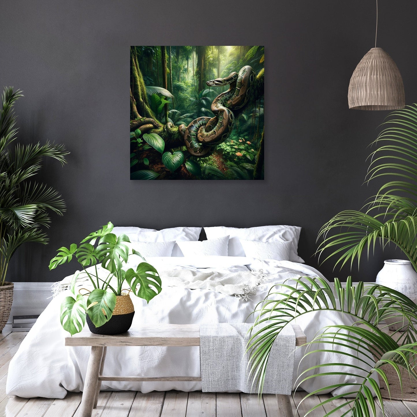 Jungle Boa Canvas