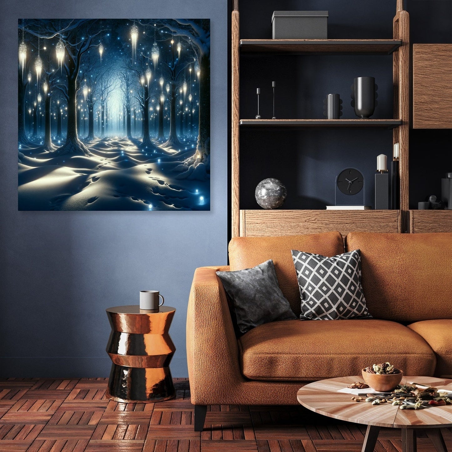 Luminous Winter Fantasy Canvas
