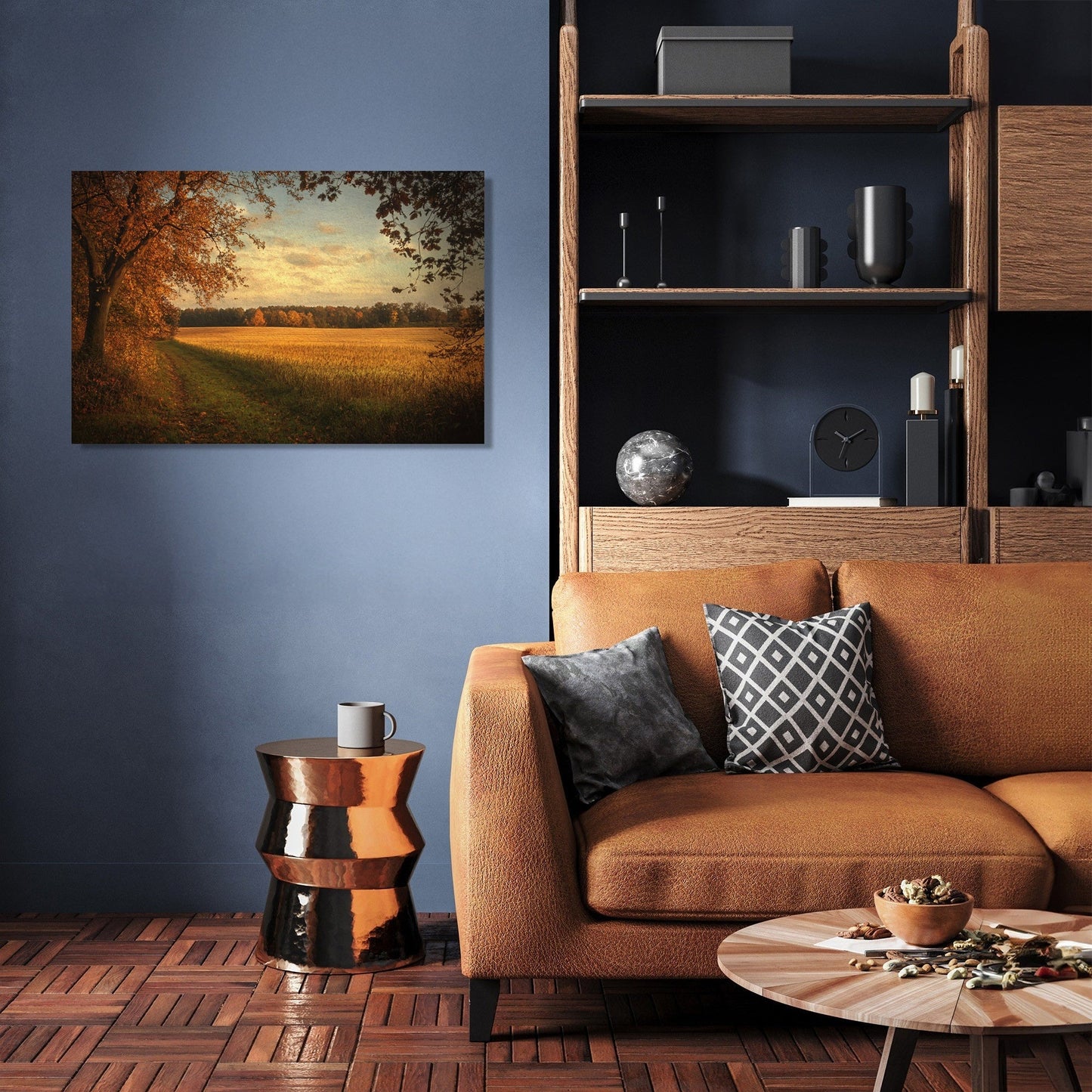 Golden Autumn Dusk Canvas