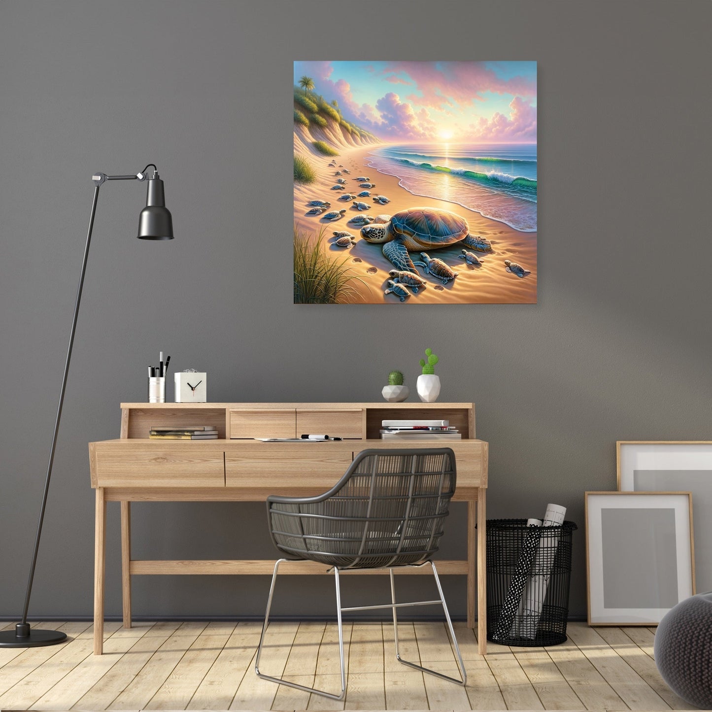 Turtle Haven Dawn Canvas