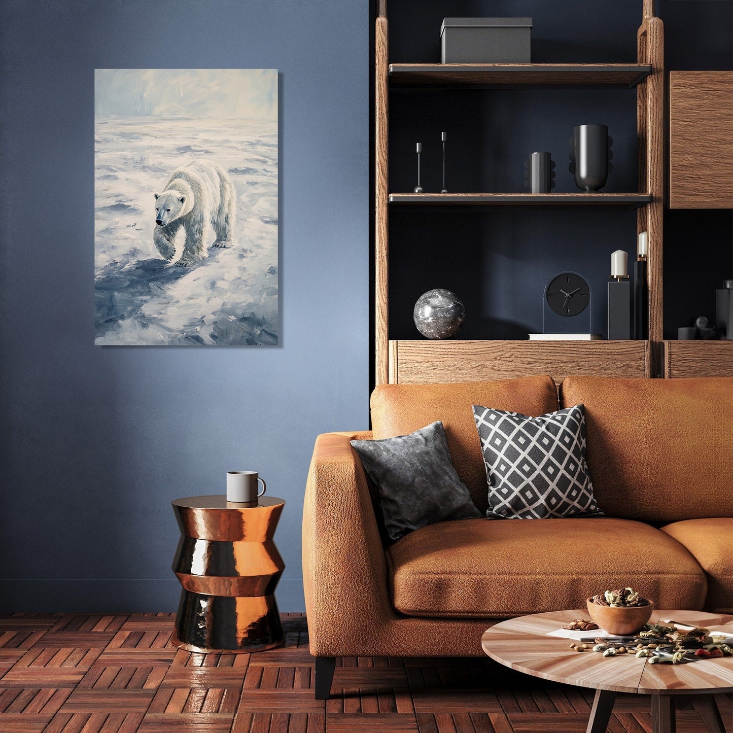 Polar Bear Wanderer Canvas