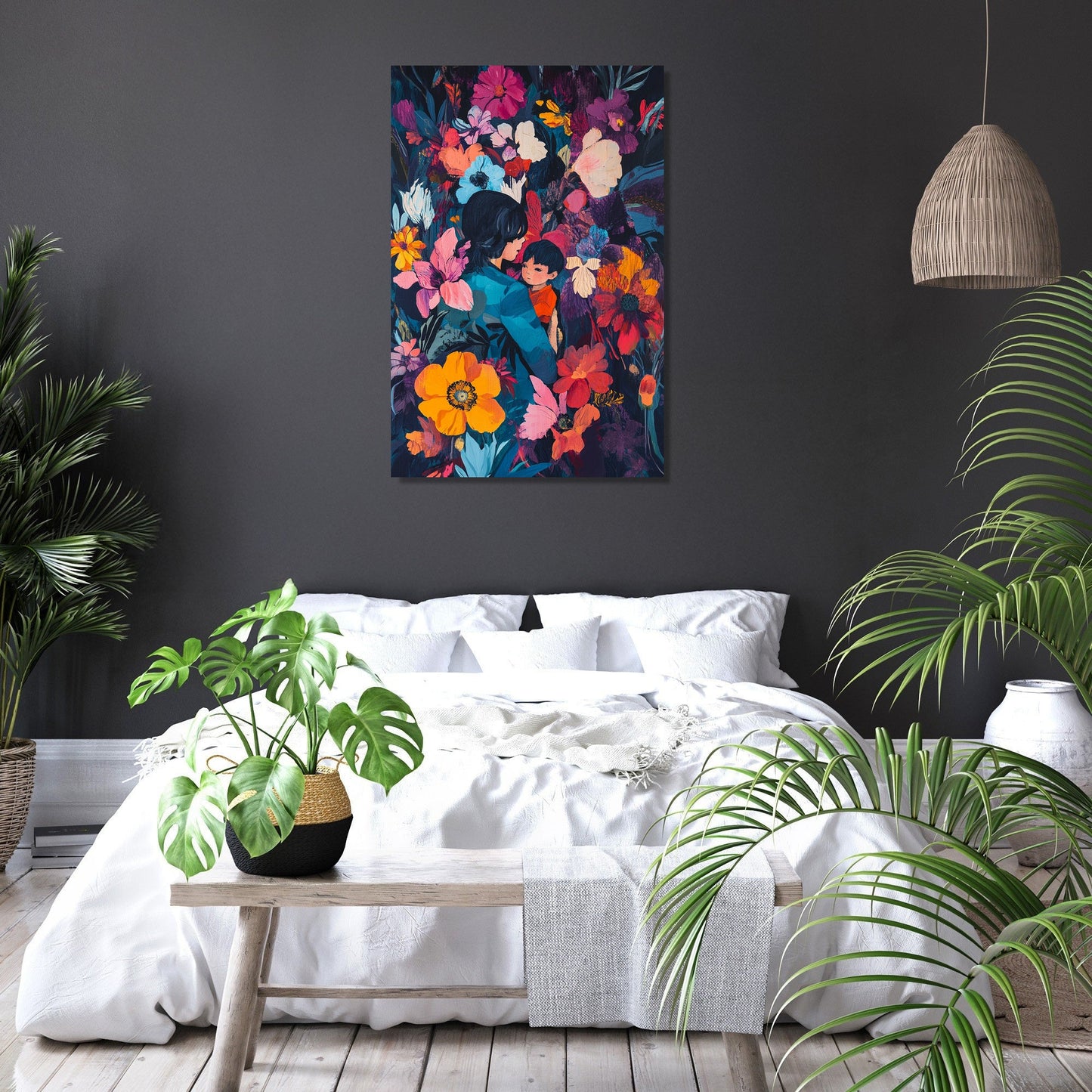 Floral Embrace Canvas