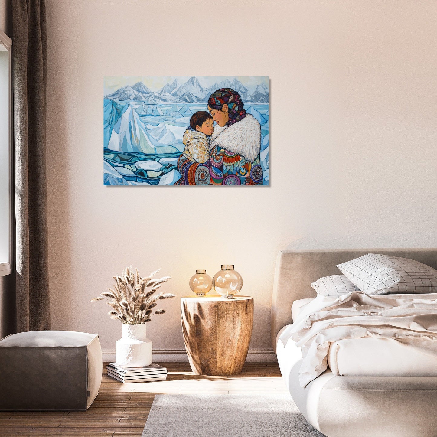 Inuit Maternal Embrace Canvas