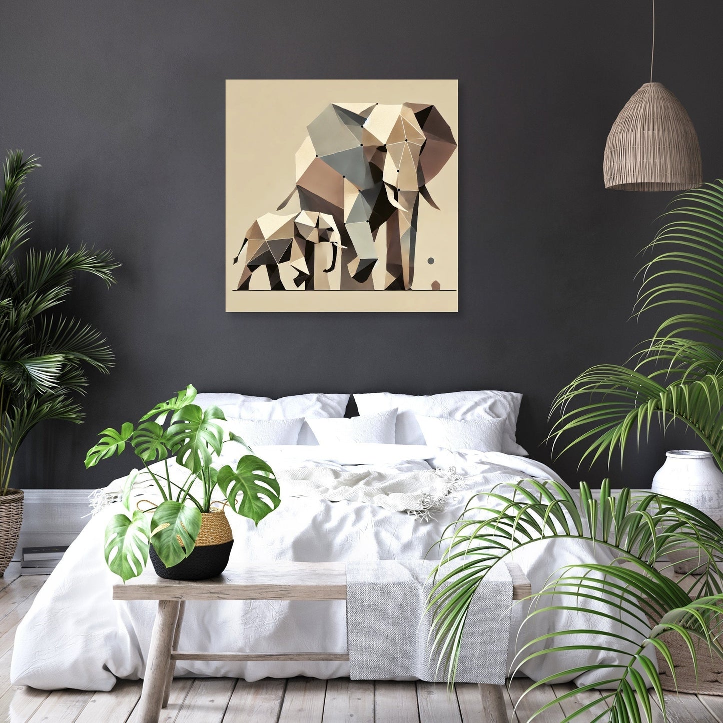 Elephant Duo Canvas
