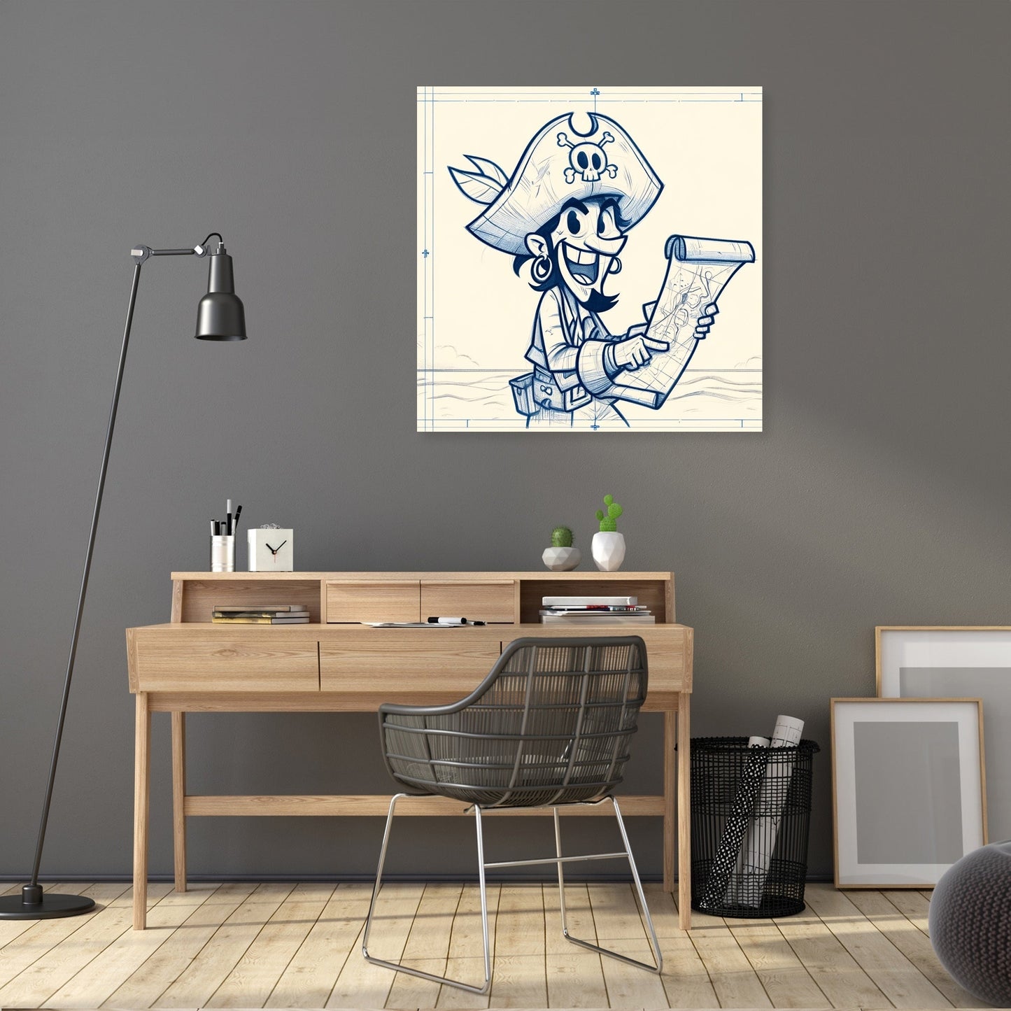 Cheeky Pirate Quest Canvas