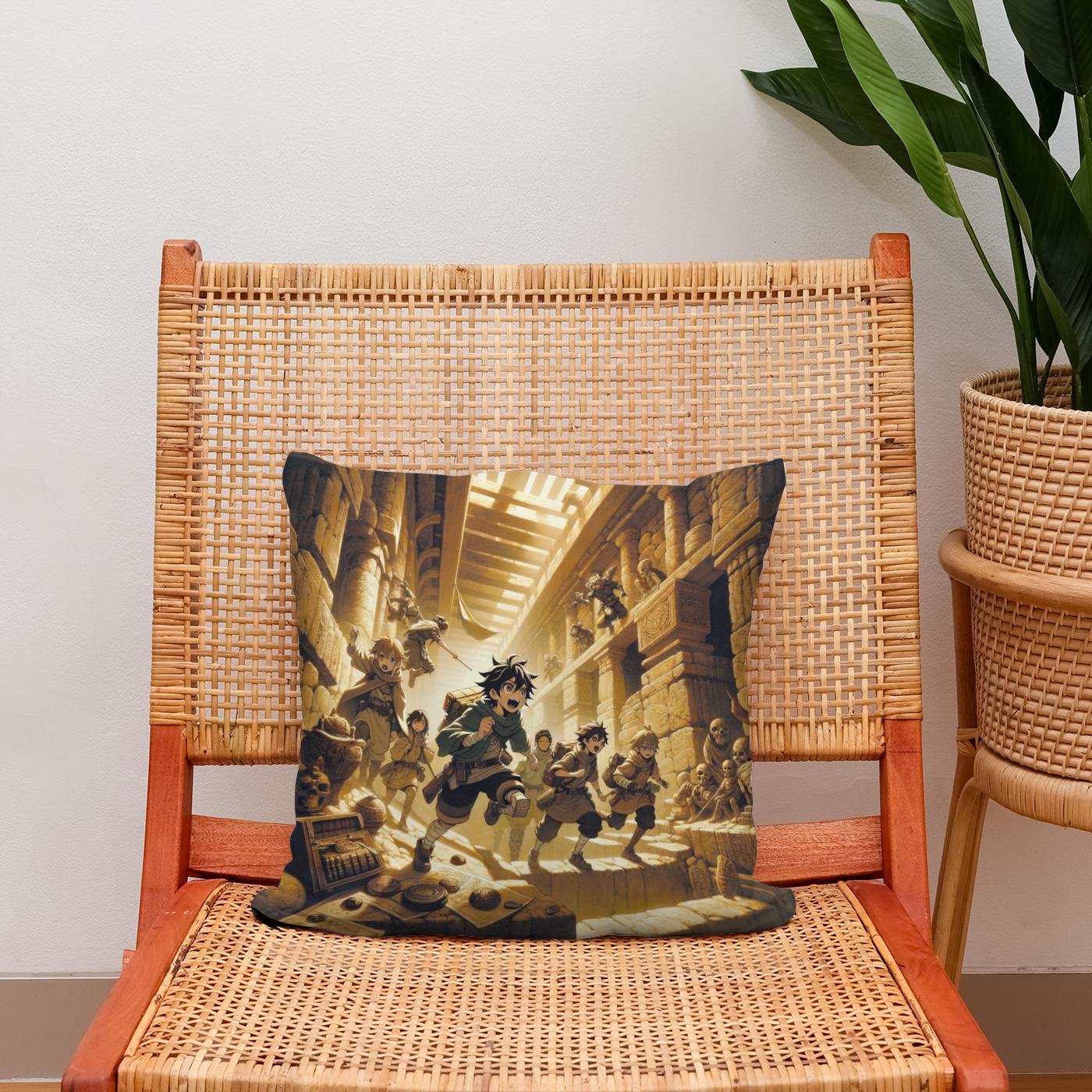 Ruins Quest Chronicles Cotton Cushion