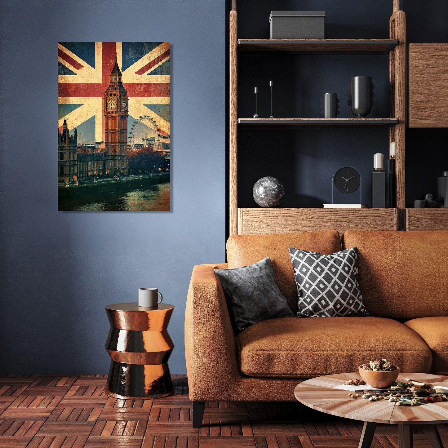 Union Jack Skyline Canvas