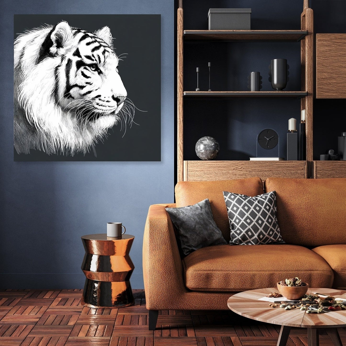 Regal Tiger Canvas