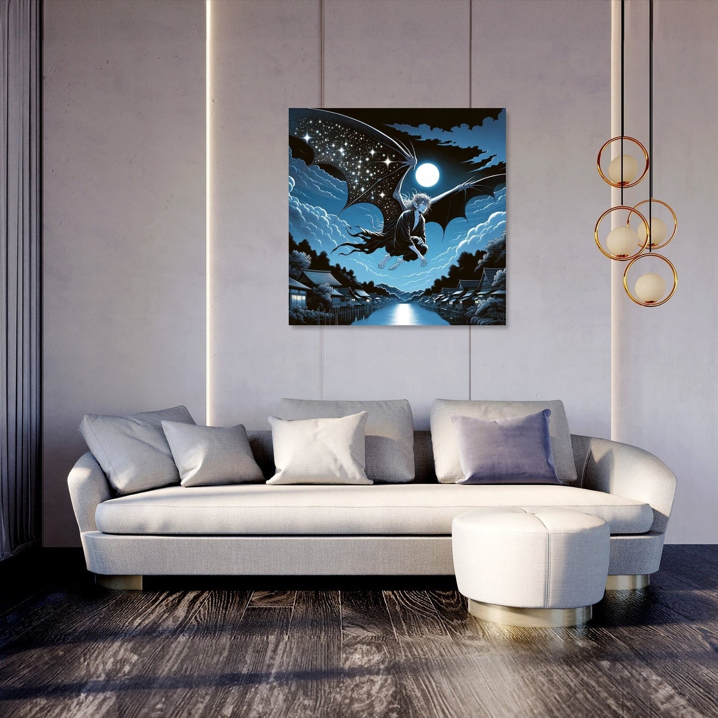 Nocturnal Grace Canvas