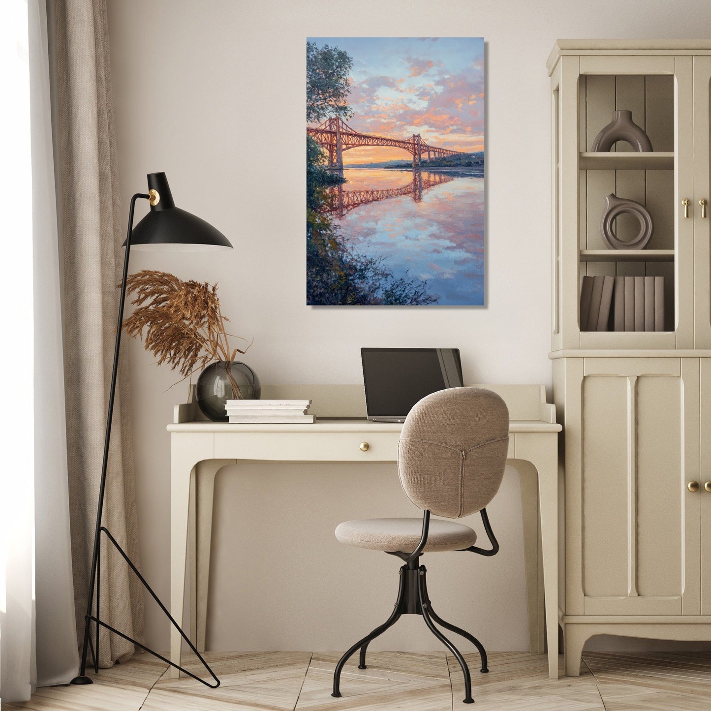 Forth Bridge Dawn Canvas