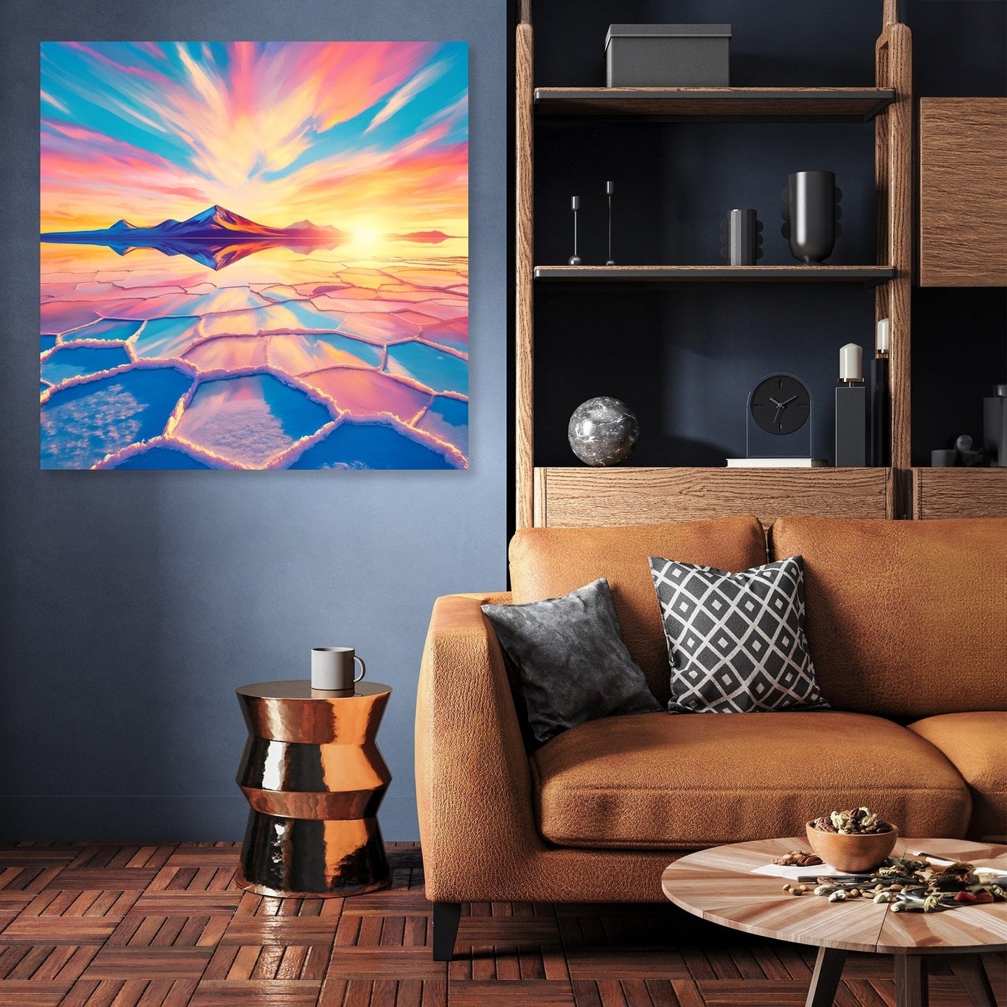 Salar de Uyuni Sunrise Canvas
