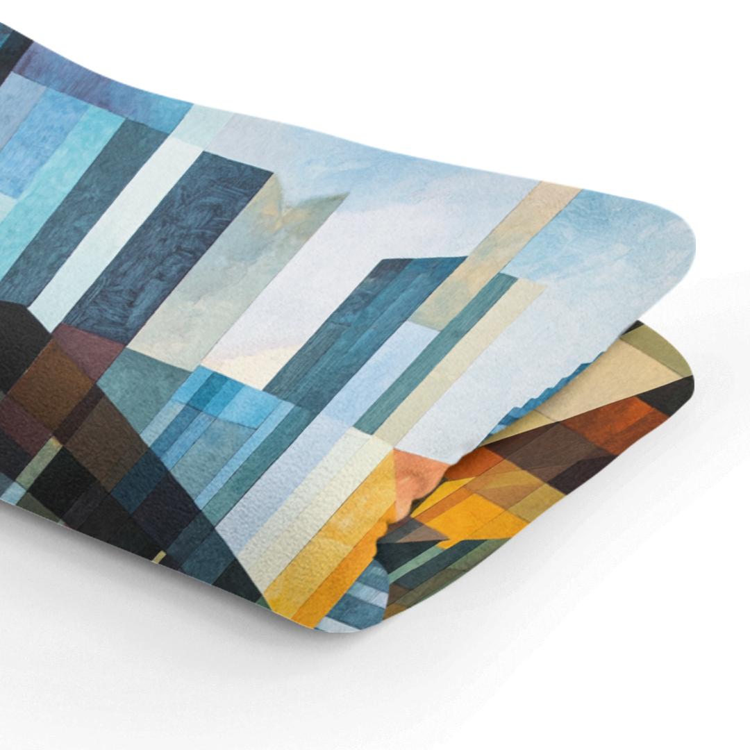 Geometric Bus Stop Blanket