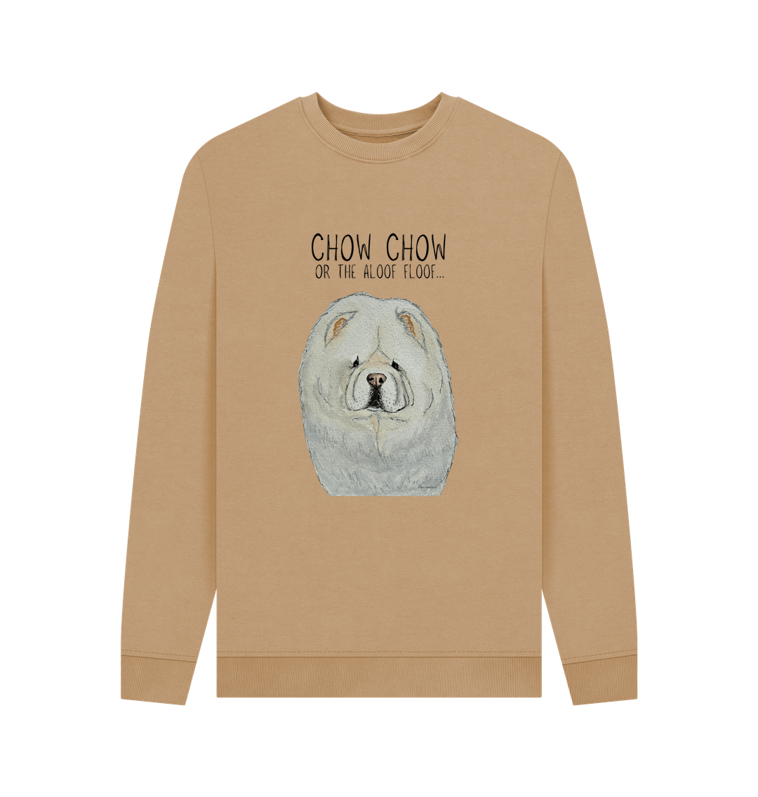 Cream Chow Chow Men's Crewneck Sweatshirt – The Aloof Floof Edition