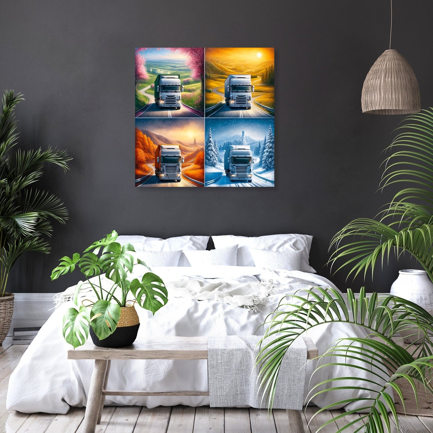 Seasons of the Road Canvas