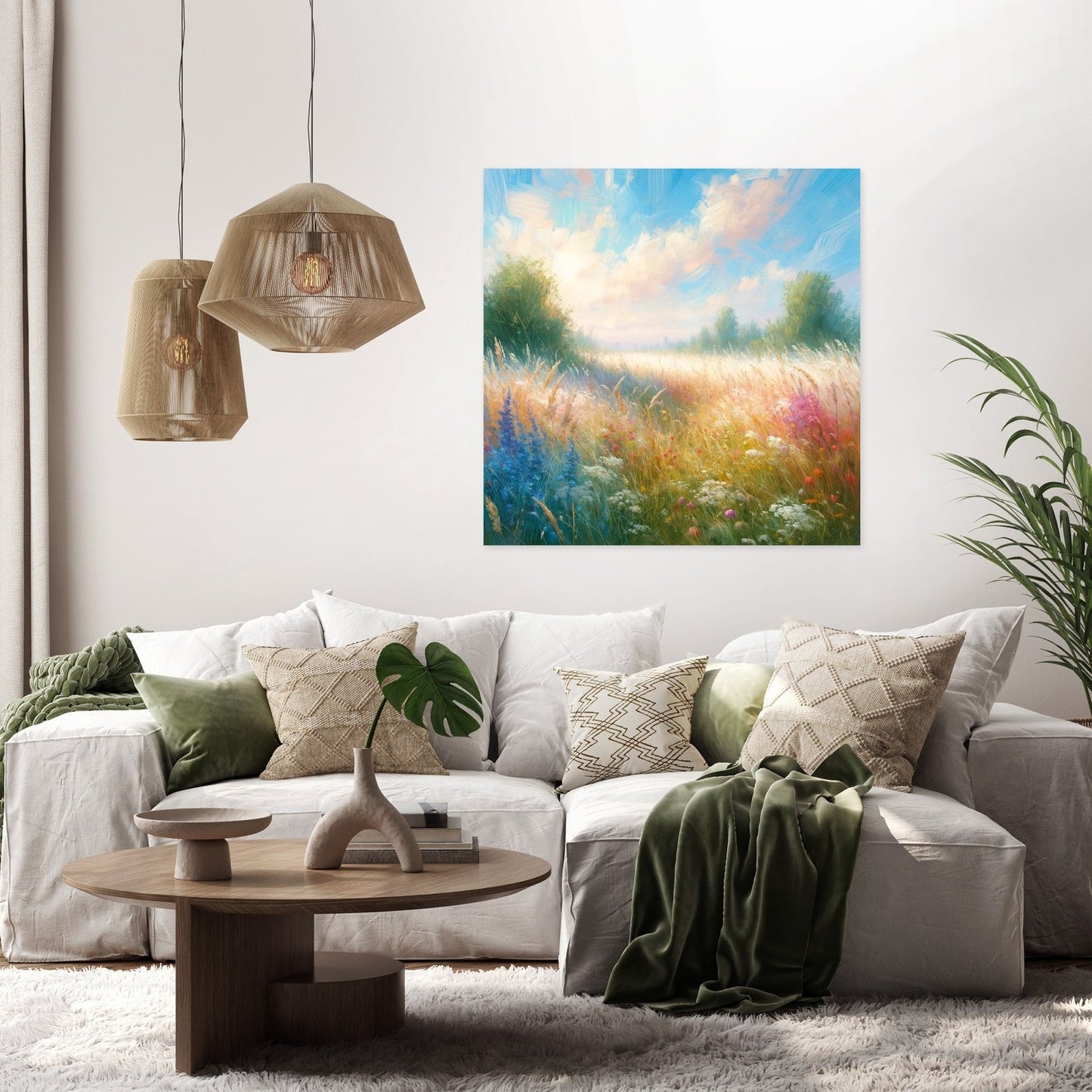 Dreamy Meadow Bliss Canvas