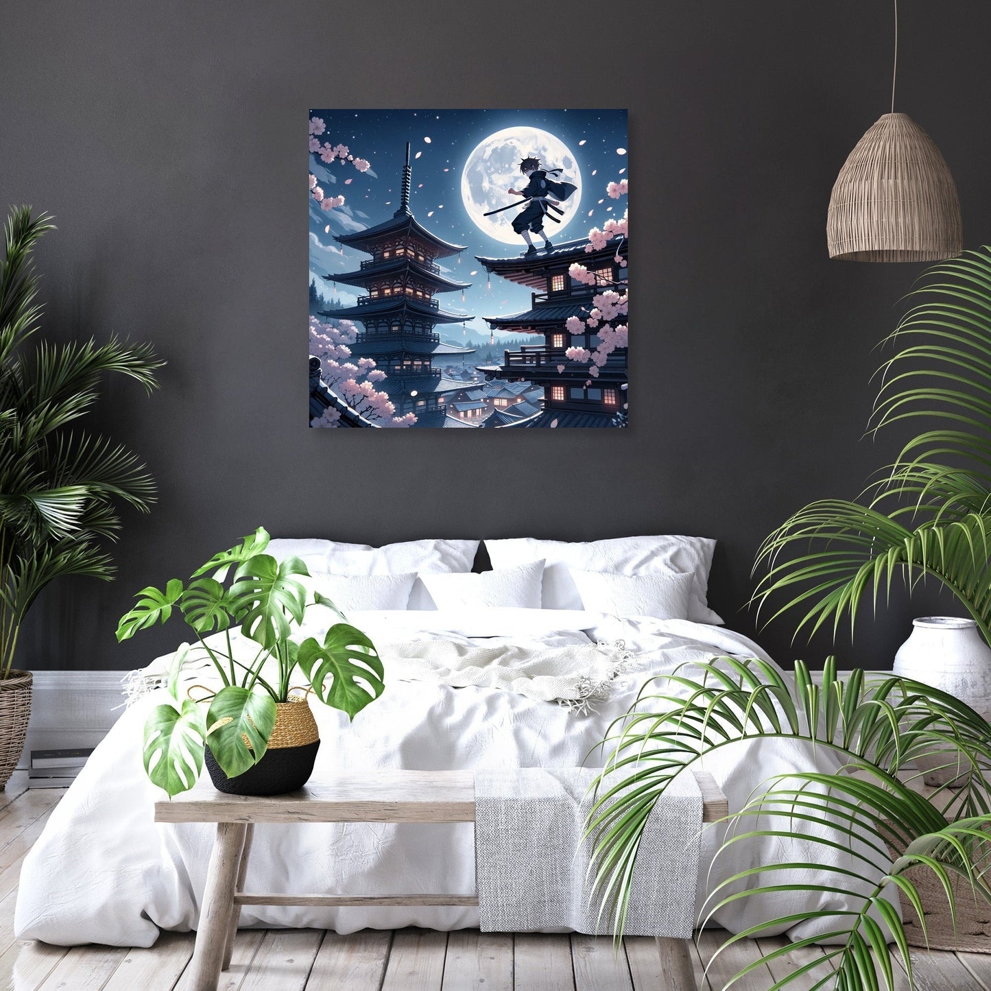 Moonlit Ninja Canvas