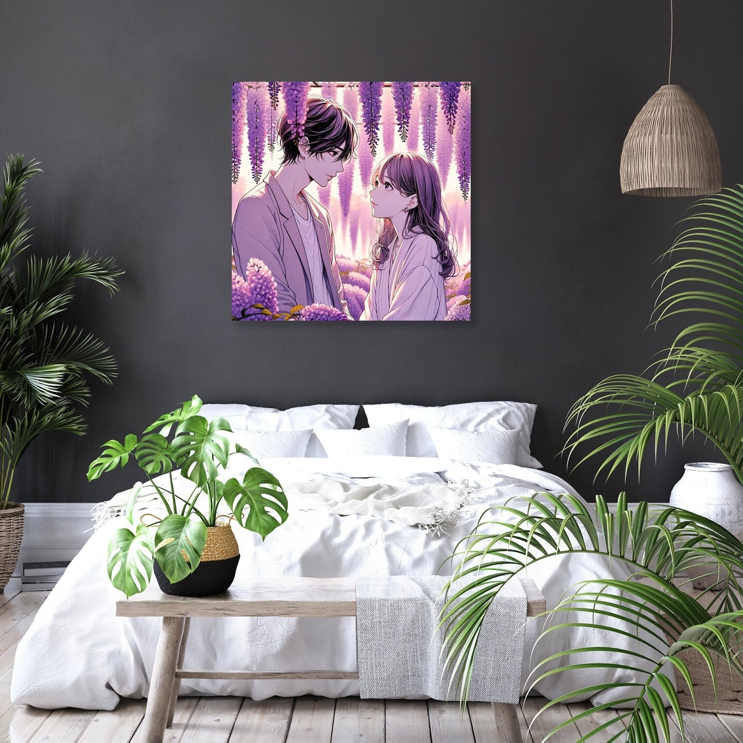 Wisteria Lane Romance Canvas