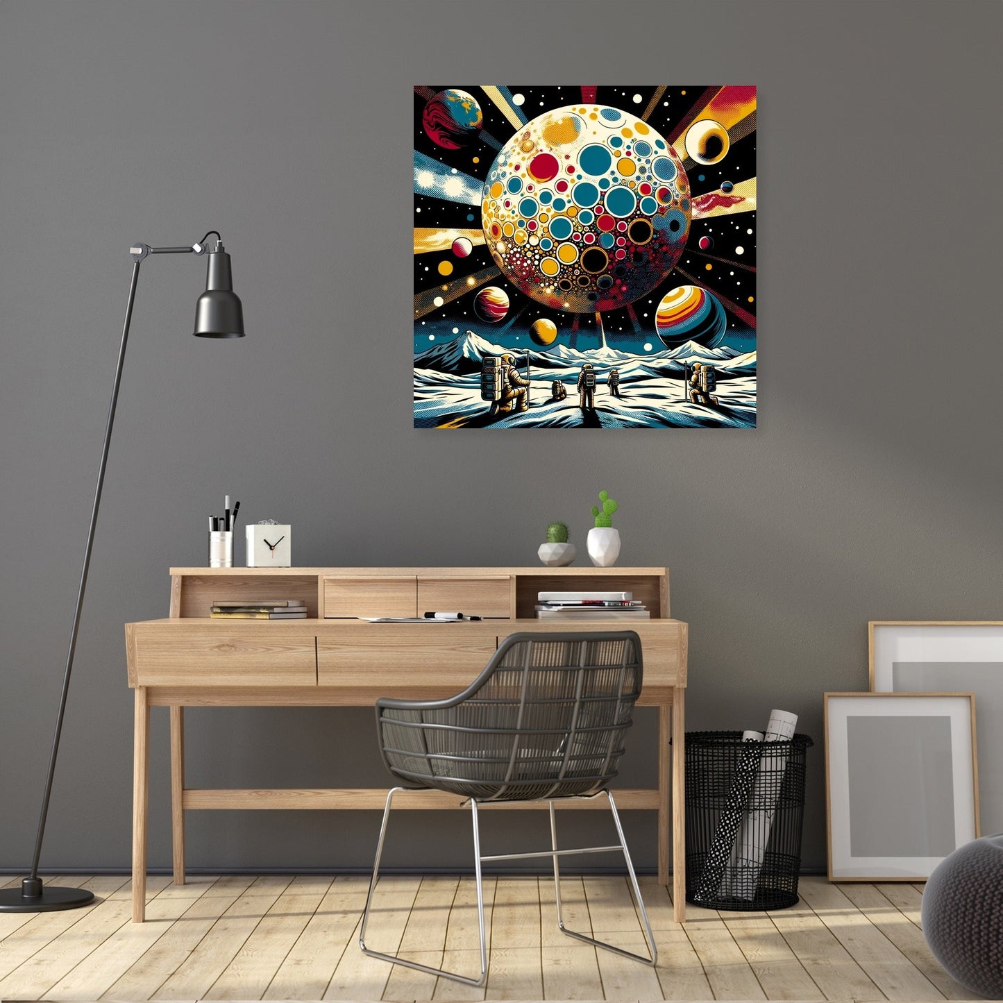 Cosmic Pop Exploration Canvas