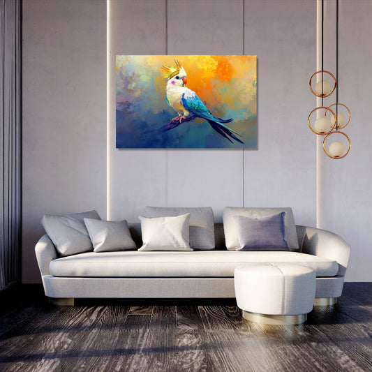 Regal Cockatiel Canvas