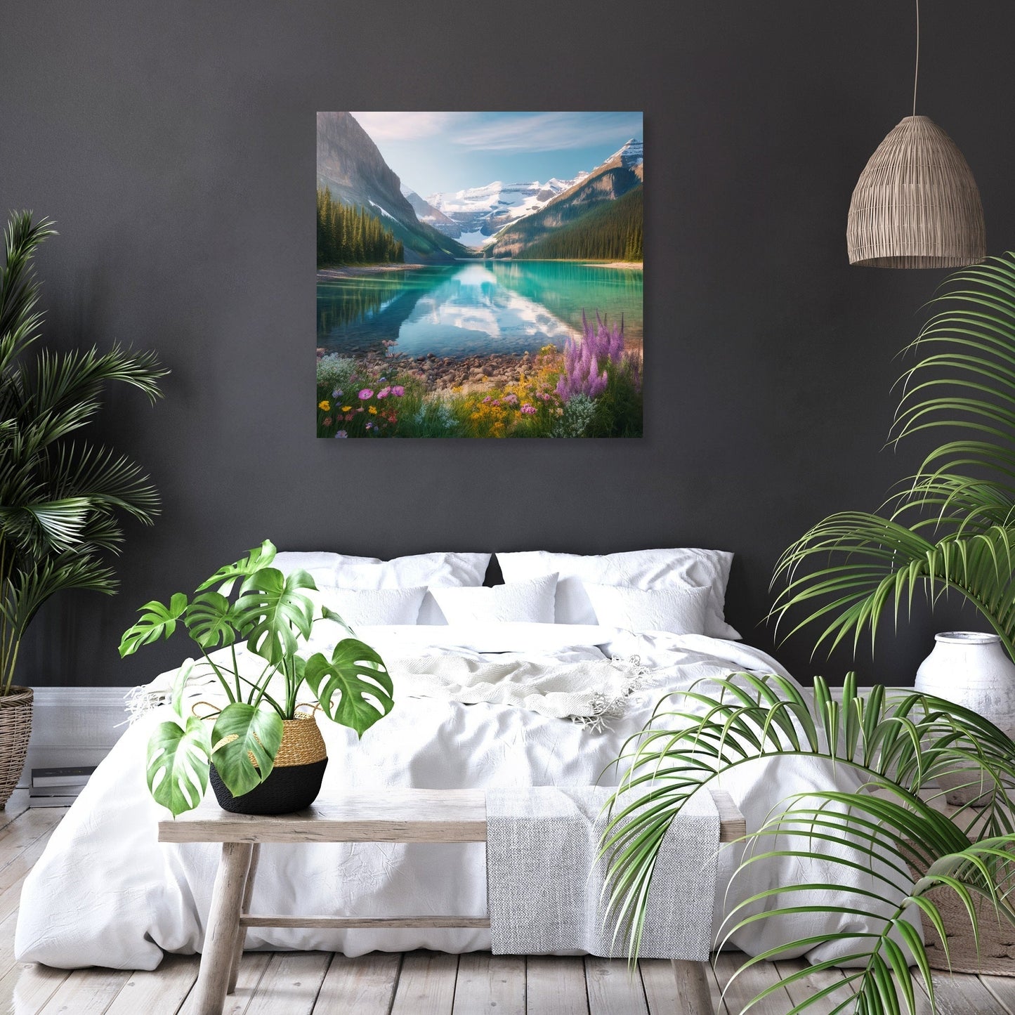 Lake Louise Tranquility Canvas