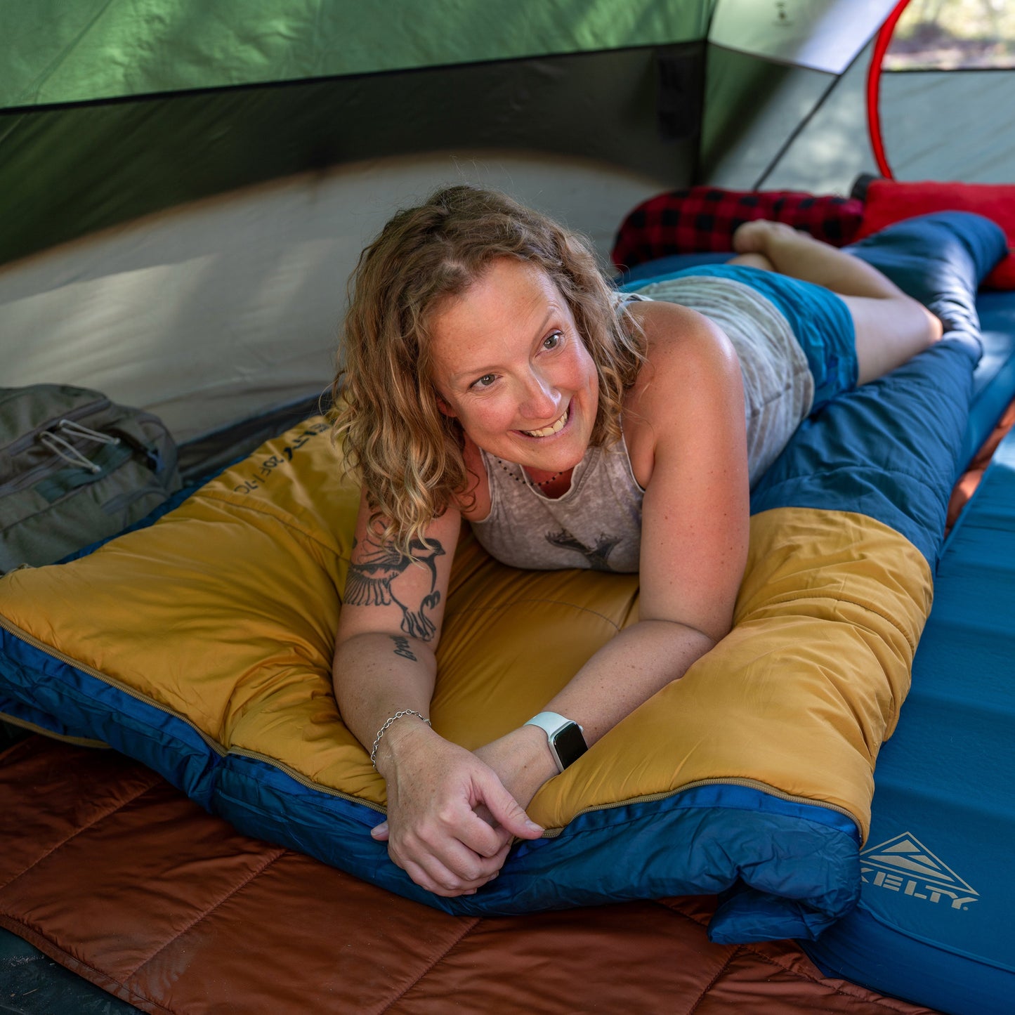 Kelty Solstice 20°F (-7°C) Synthetic Sleeping Bag - One Size - Midnight Navy/Woodthrush