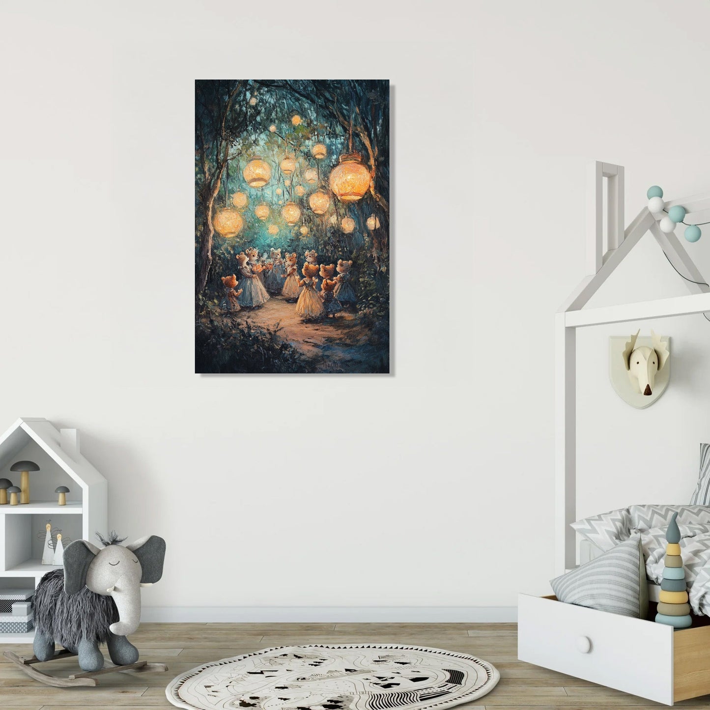 Enchanted Bear Ball Canvas