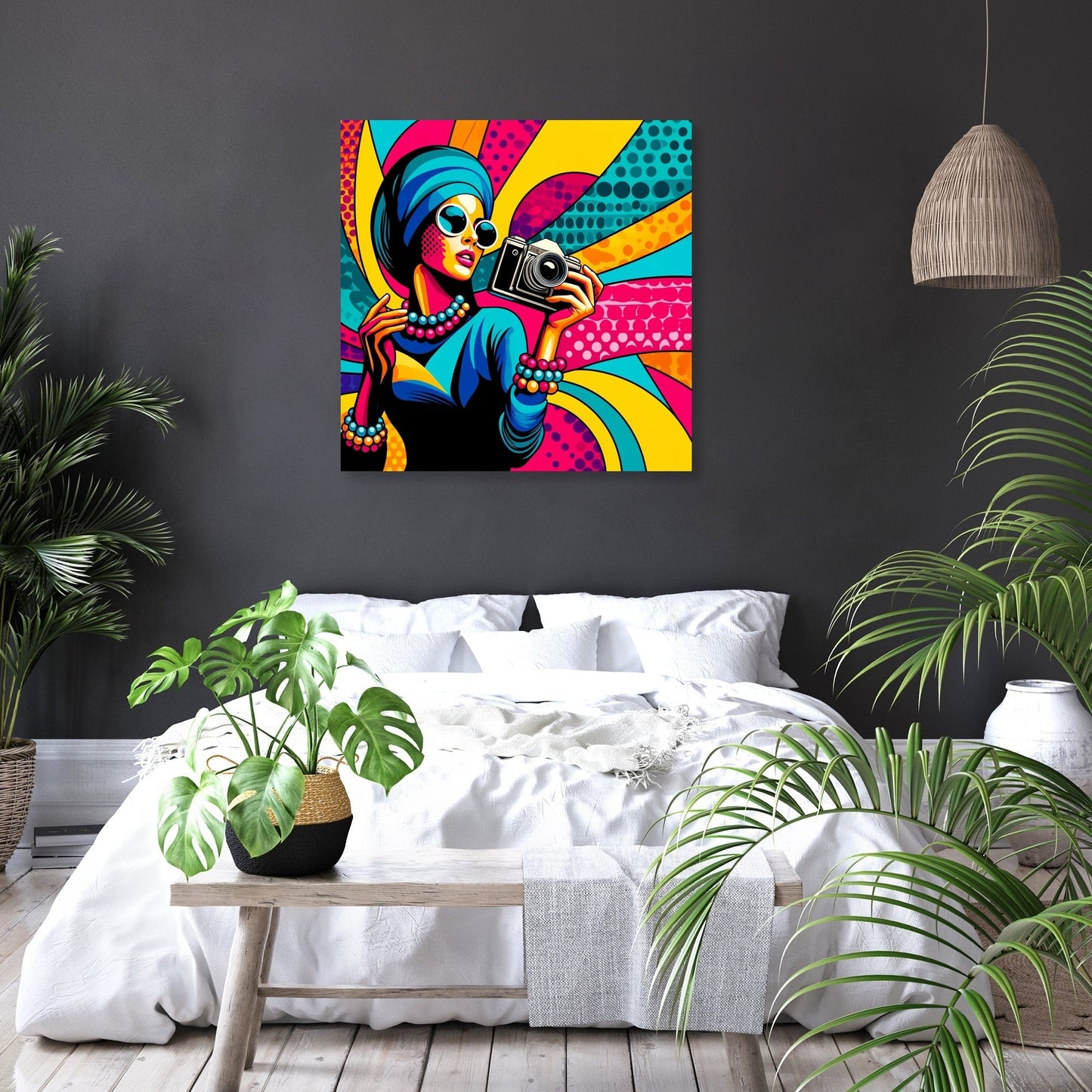 Radiant Retro Canvas