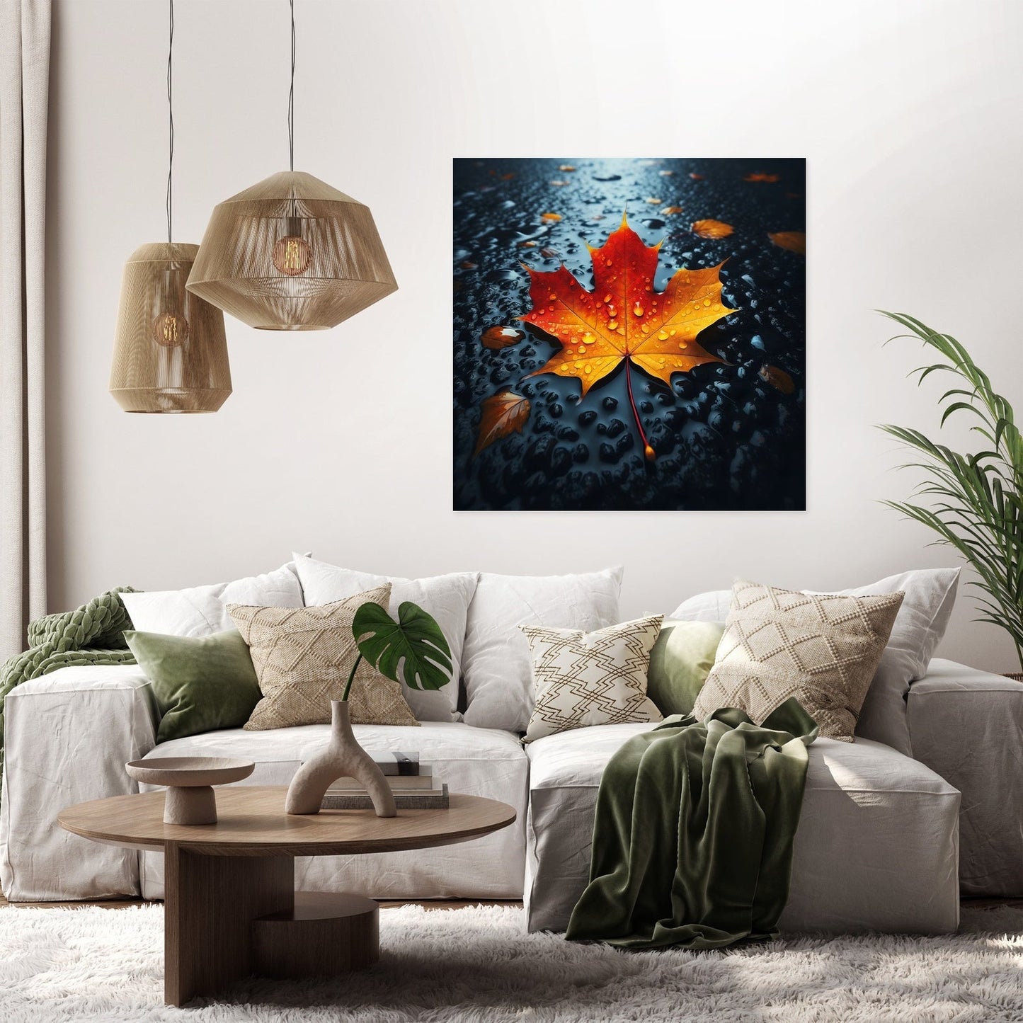 Autumn Contrast Canvas