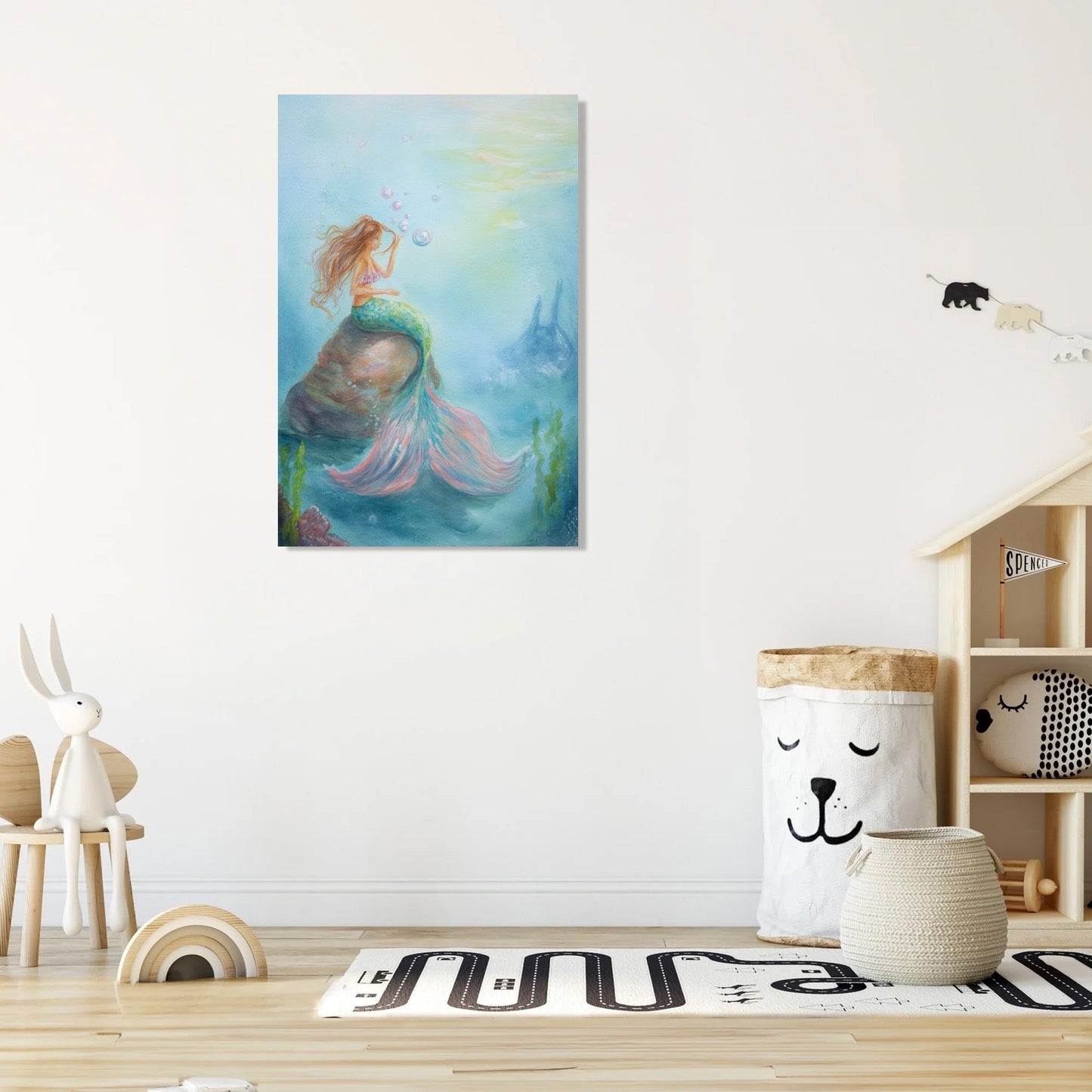Mermaid's Hair Canvas